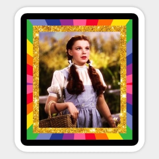 Some were over the rainbow! Wizard of Oz Design Sticker